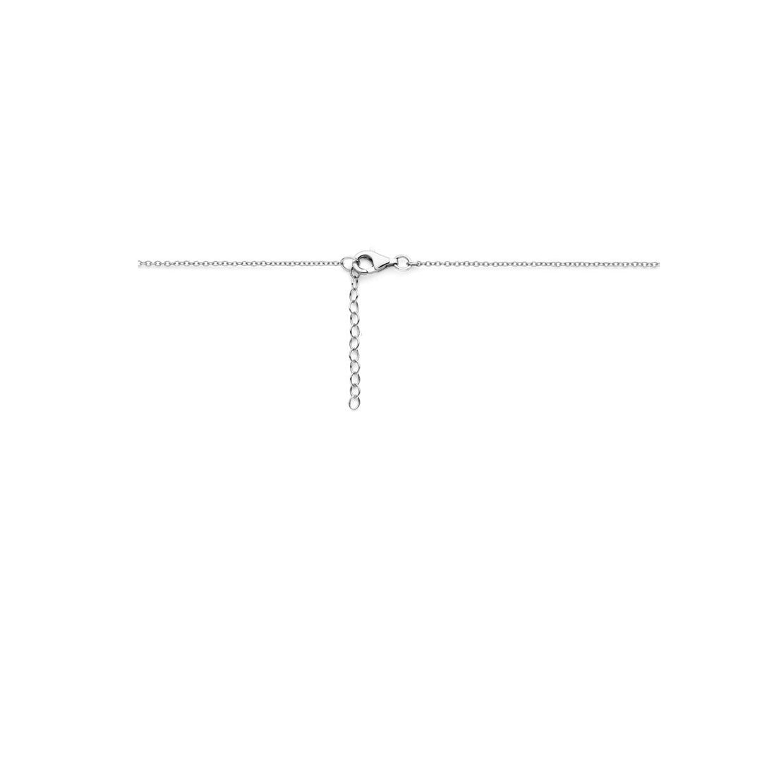 Zilveren kinder ketting met hondenpoot – gerhodineerd collier 36-39 cm