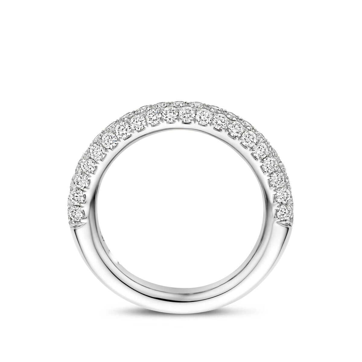 pierścionek z białego złota z diamentem 1.24ct