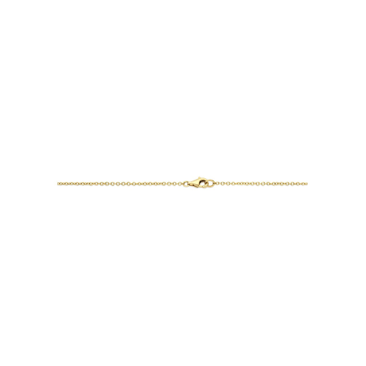 14k bicolor naszyjnik z diamentem 0.80ct