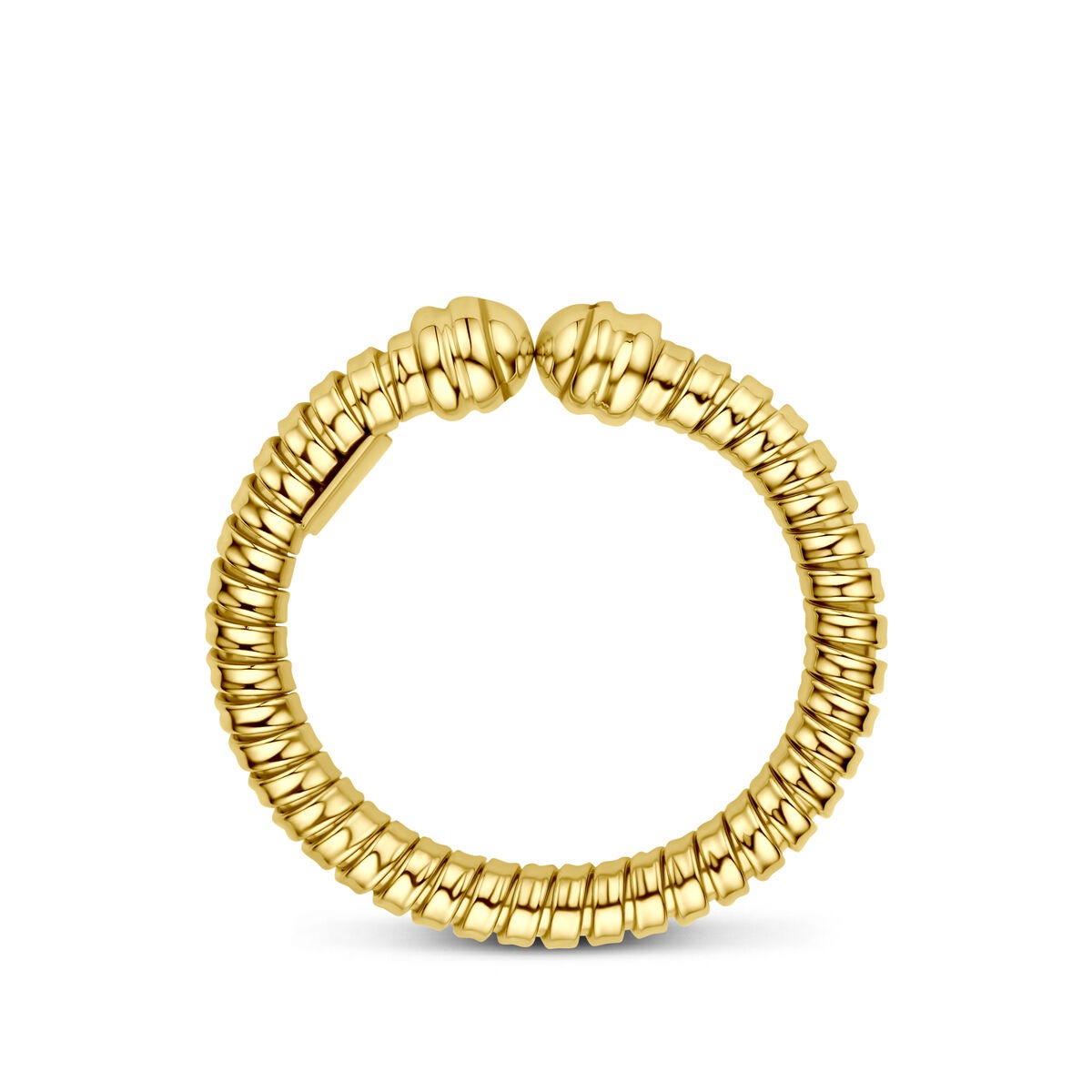 14k Żółte Złoto Pierścionek 3 mm Damski