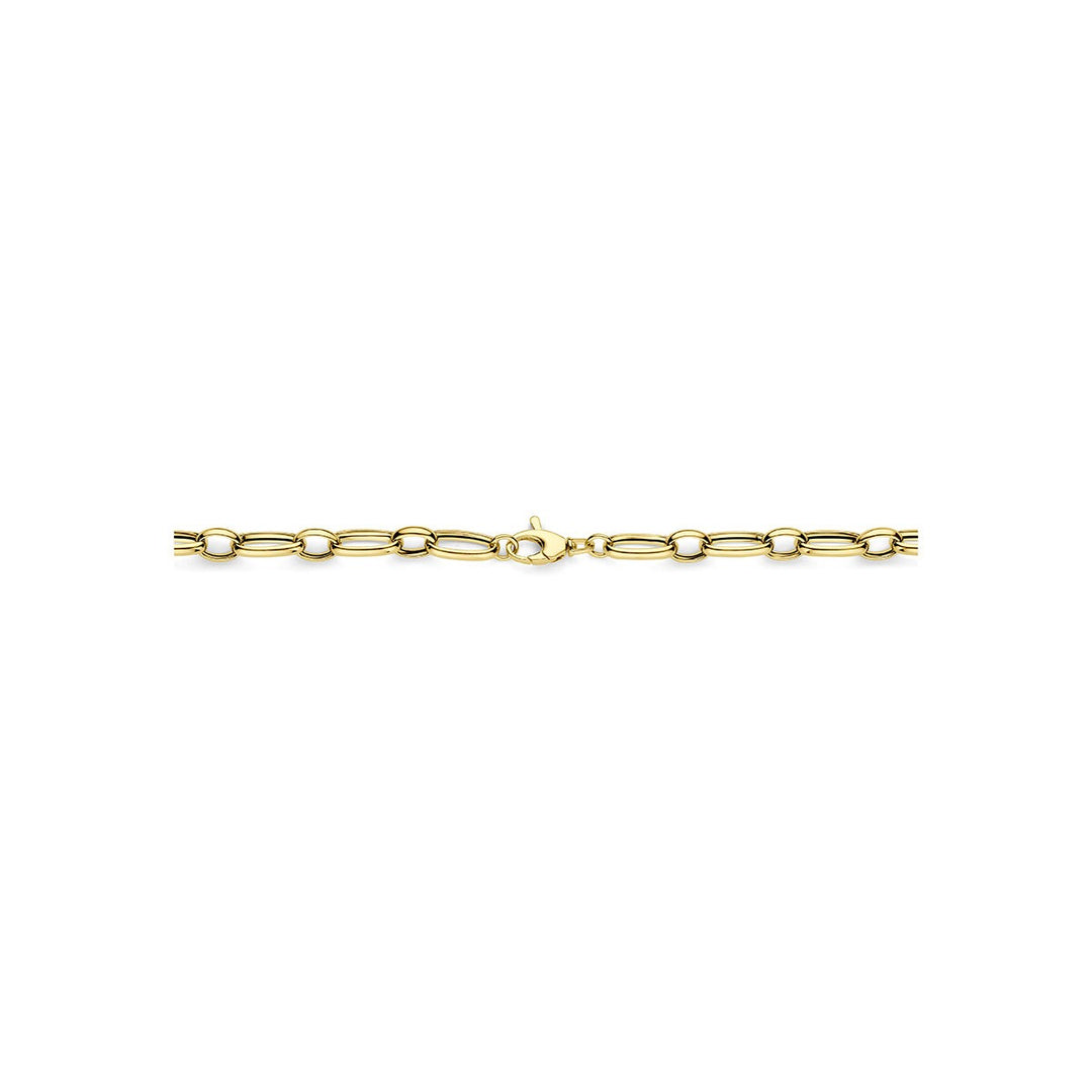 9k Geelgouden anker collier