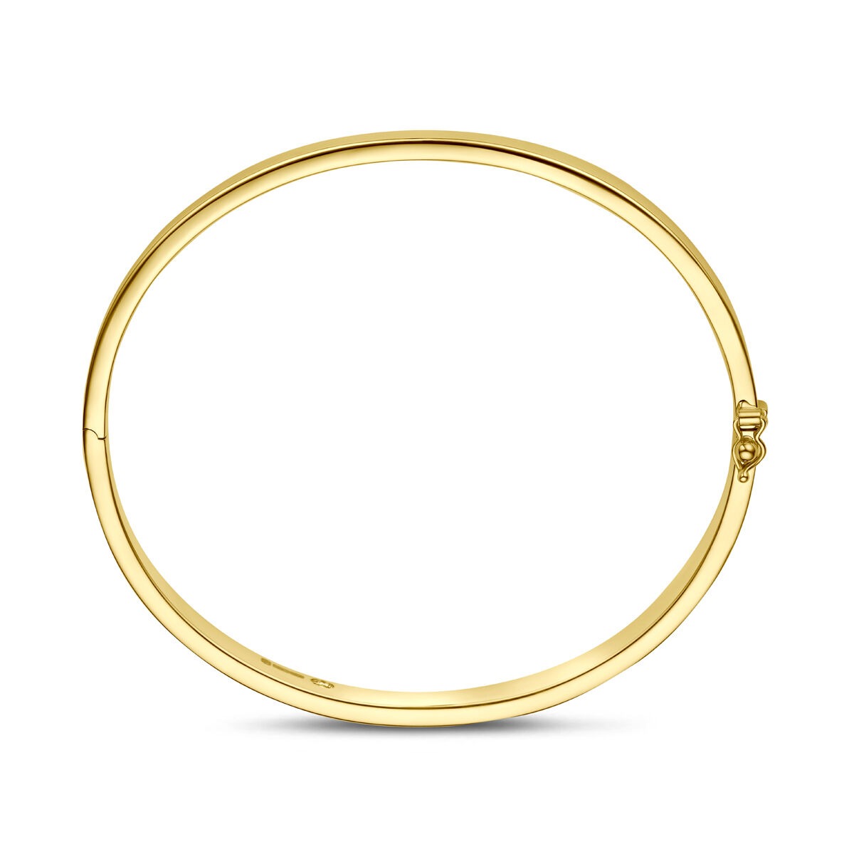 14k Żółte Złoto Silgold Bransoletka 6 mm Damski