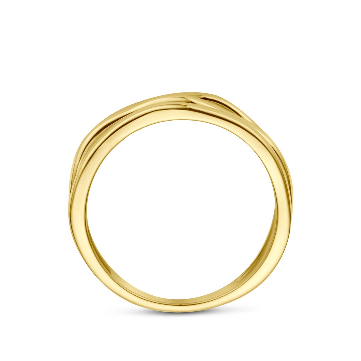 14k Żółte Złoto Pierścionek 5,5 mm Damski