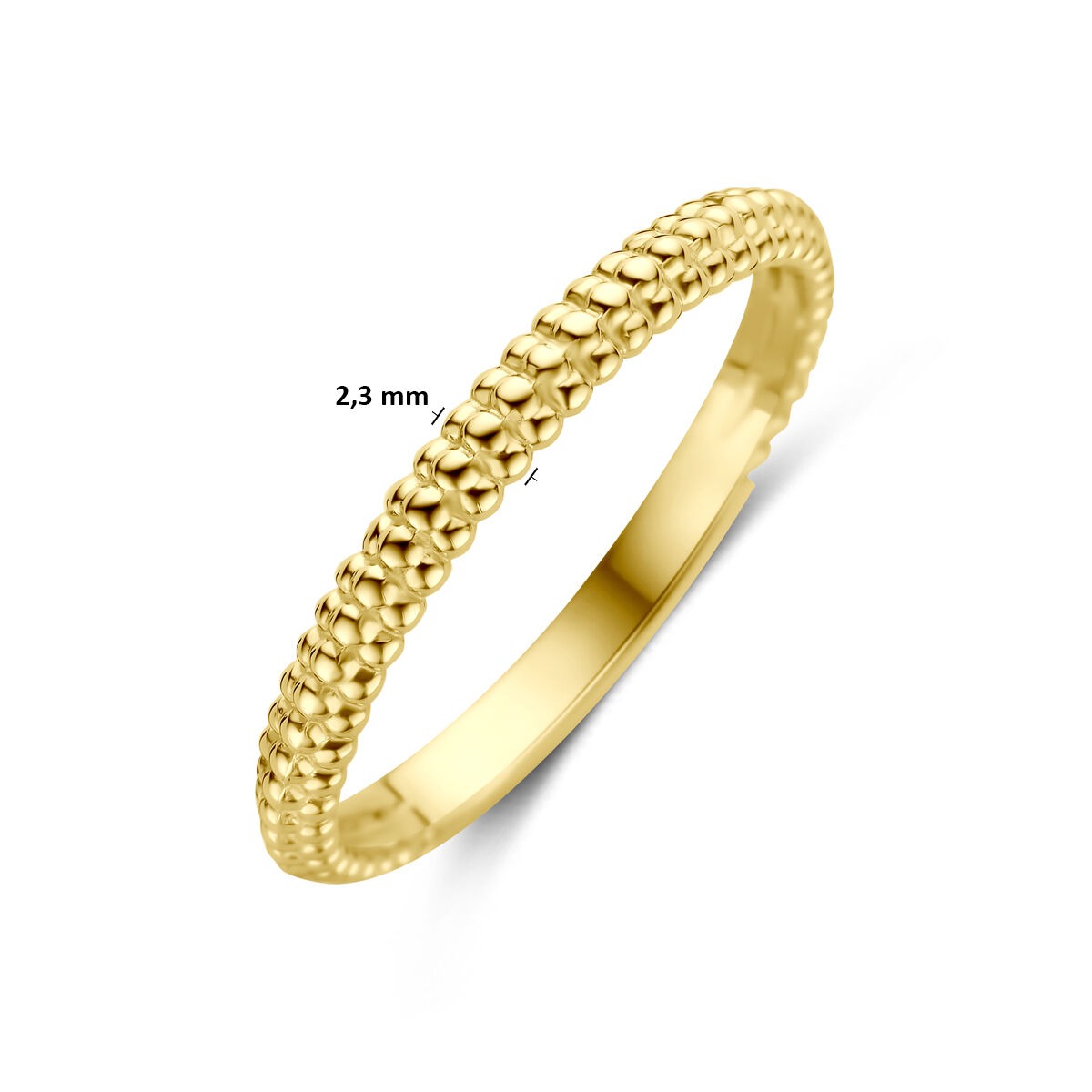 14k żółte złoto pierścionek