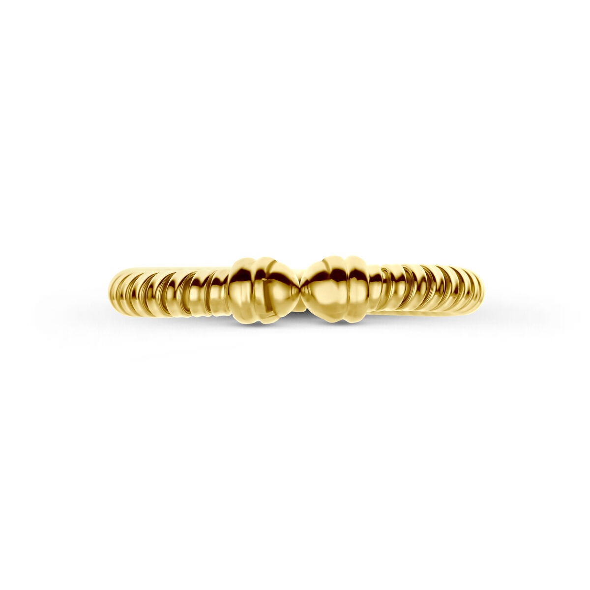 14k Żółte Złoto Pierścionek 3 mm Damski