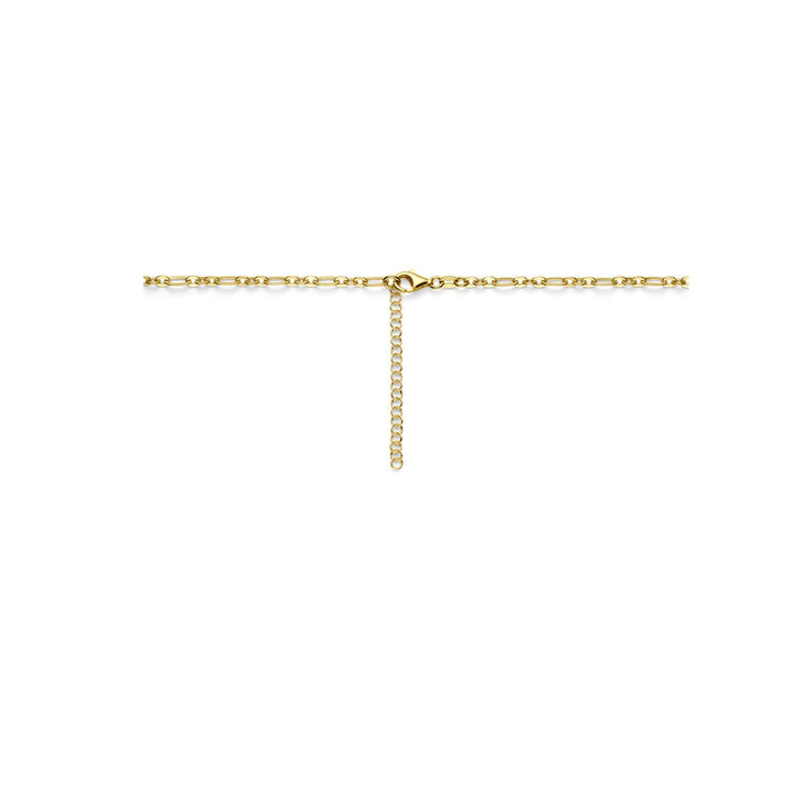Verguld zilveren collier met zoetwaterparels en roze jade – 925 zilver