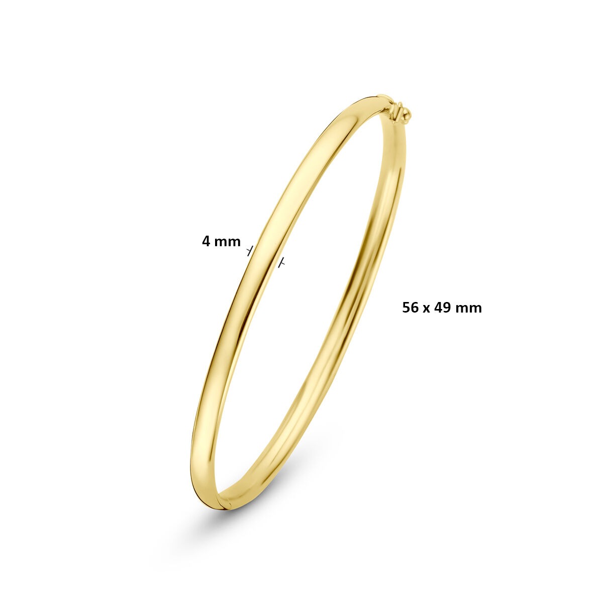 Bransoletka 14k żółte złoto Silgold 4 mm damska