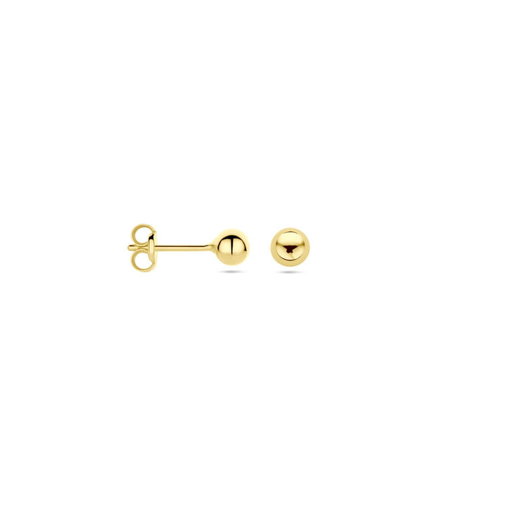 9k Geelgouden oorknopjes