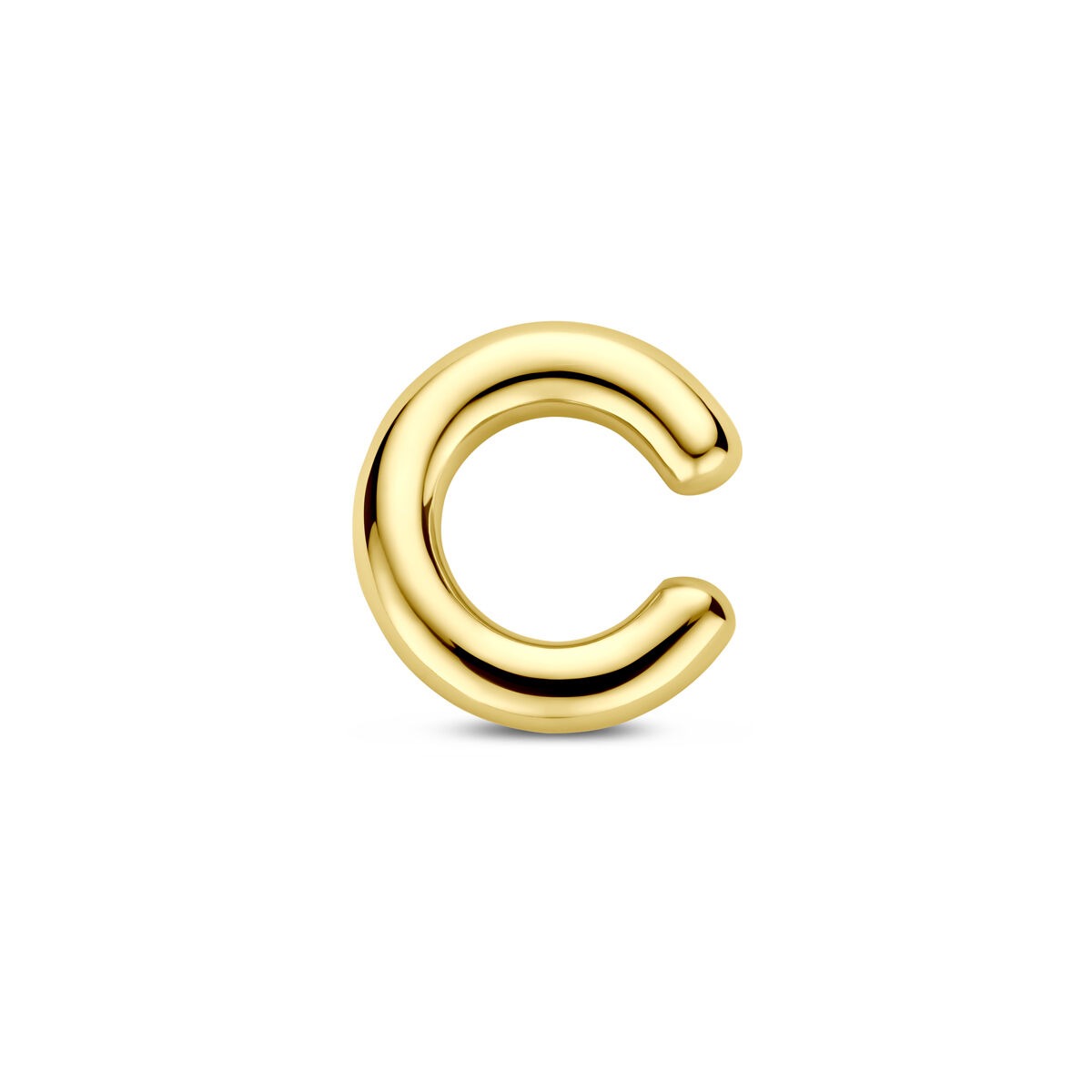 Pozłacany srebrny ear cuff – 925 srebro