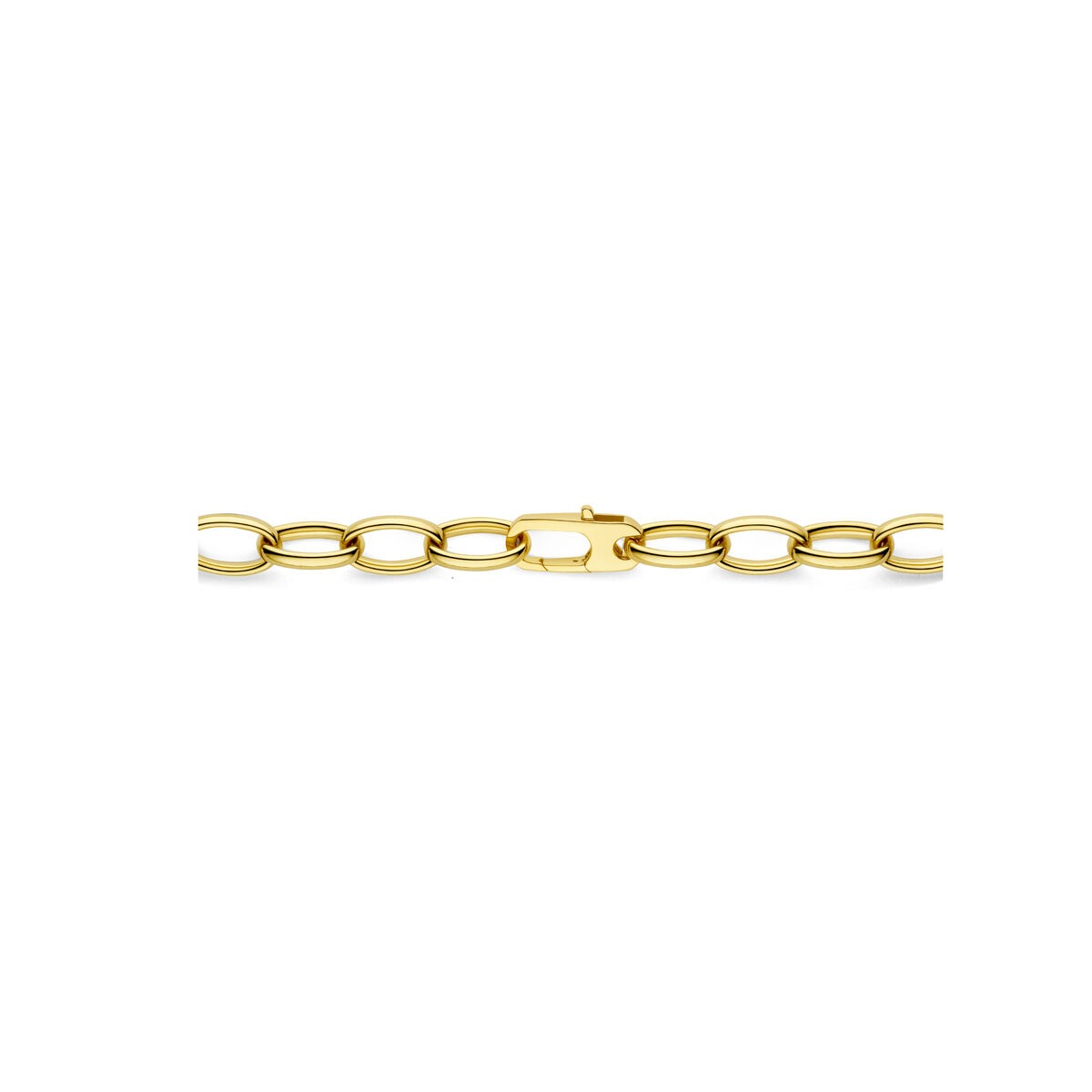 Złoty damski naszyjnik – 14k ogniwo 8 mm