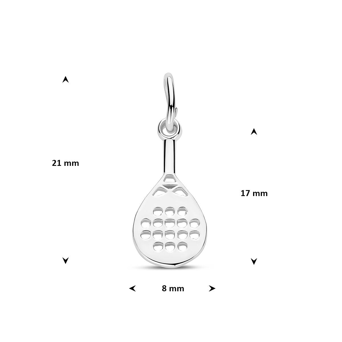 Srebrny wisiorek rakieta do padla 925 srebro