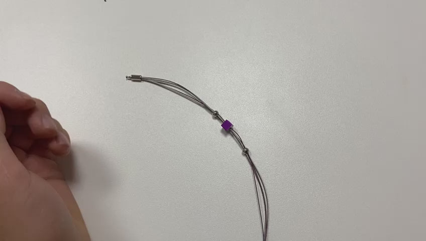 Armband kubusje Goudkleurig|Geel A230G