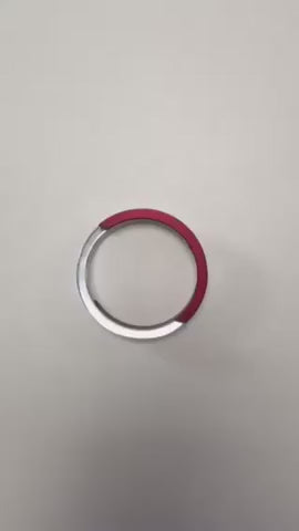 Armband C's gekruist Rood A1R