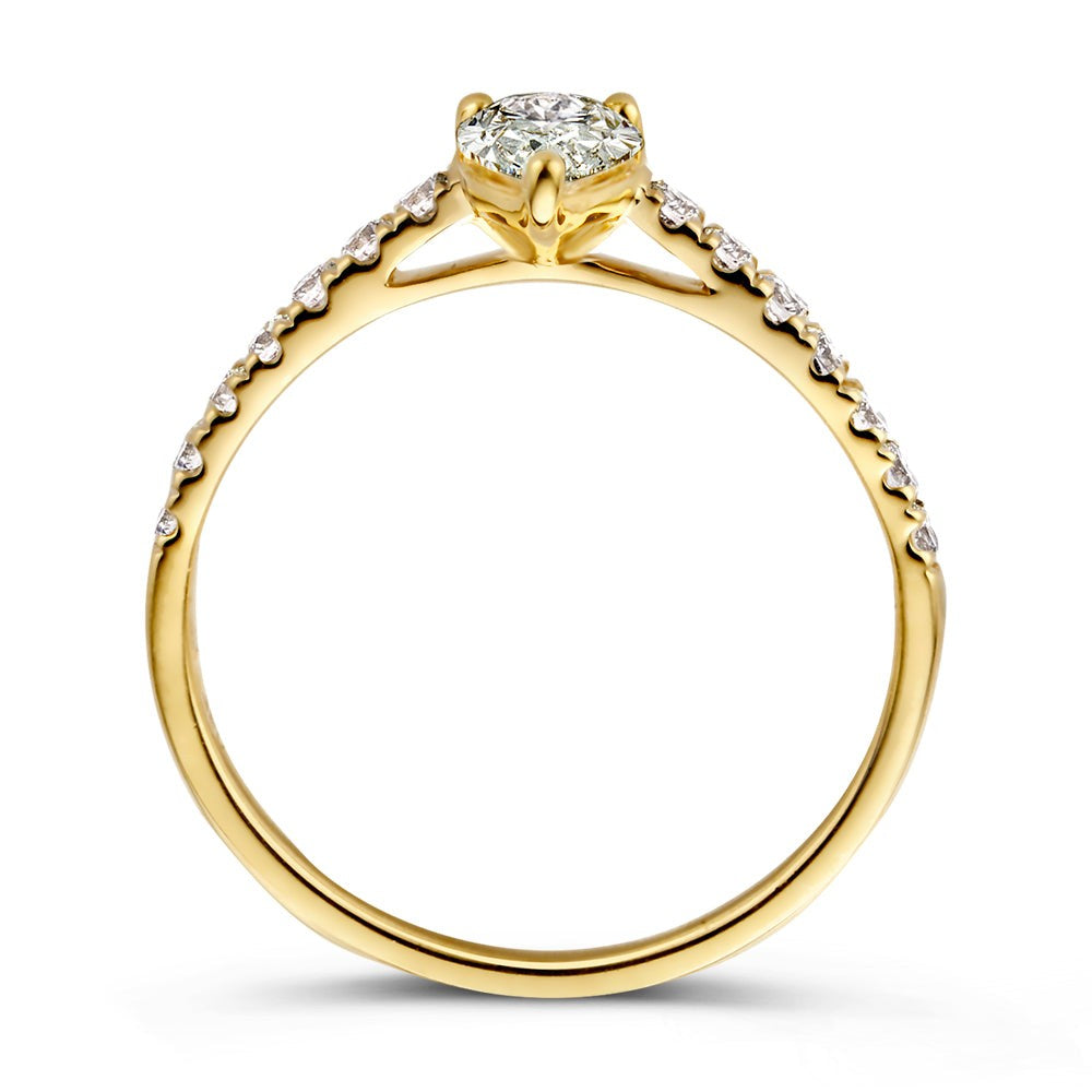 Ring Ava Royal 0,48 crt. geelgoud