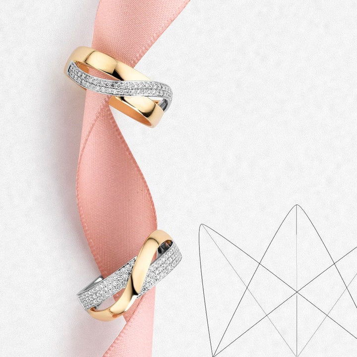 Verfijnde Bicolor Diamanten Ring – 0.26 Carat