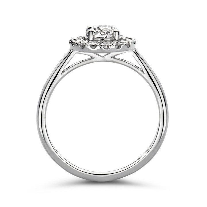 Ring Emma 0,75 crt. witgoud