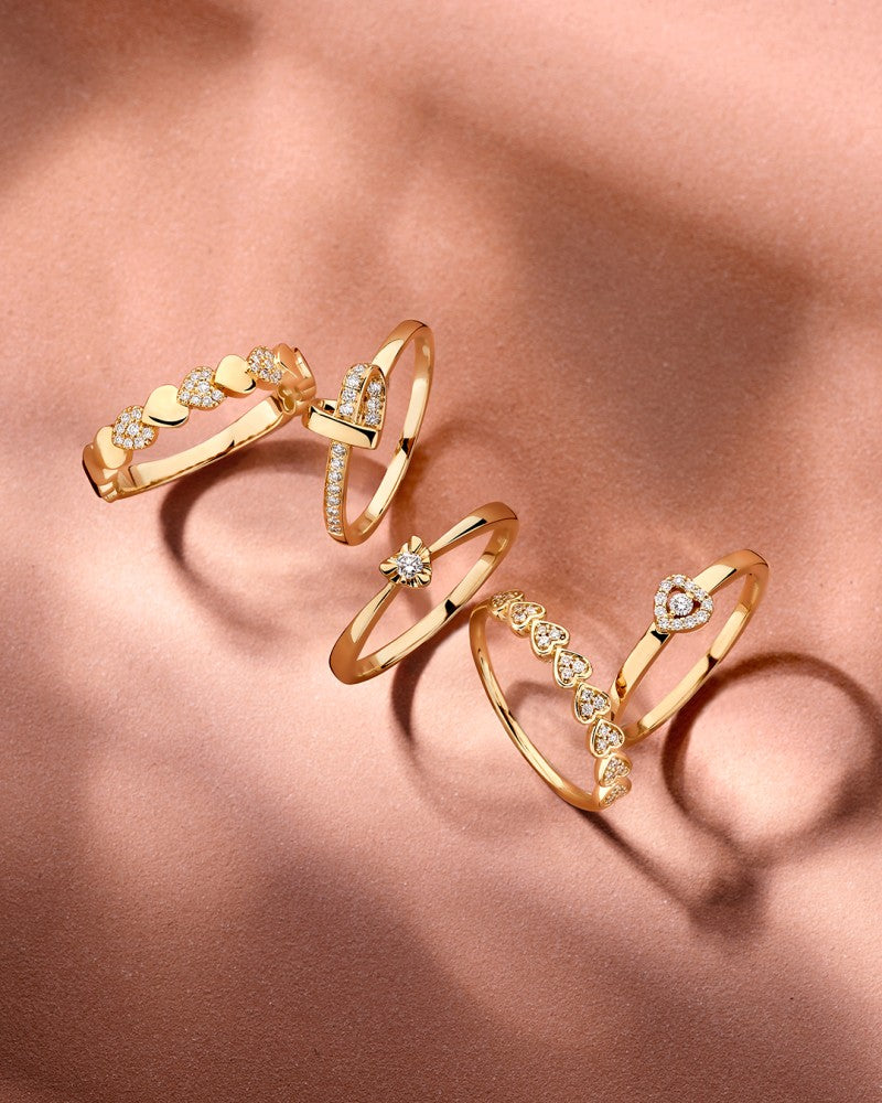 Stylowy Pierścionek z Żółtego Złota z Diamentem – Ponadczasowa Elegancja 0.08 crt.