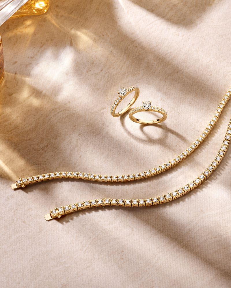 Elegancki Pierścionek z Diamentem – 14 Karat 0.59 crt.