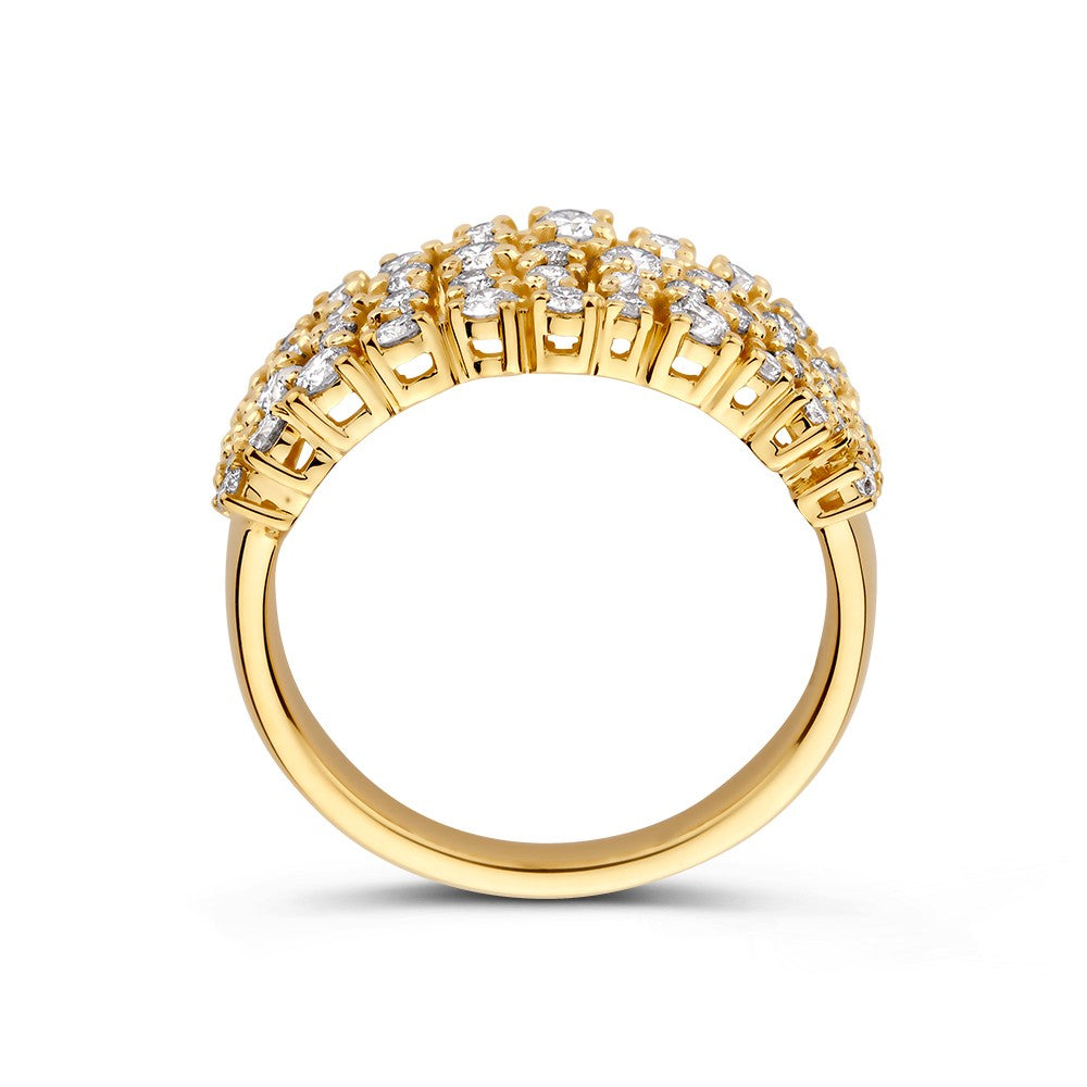 Pierścionek żółte złoto z diamentem 0.92 crt.
