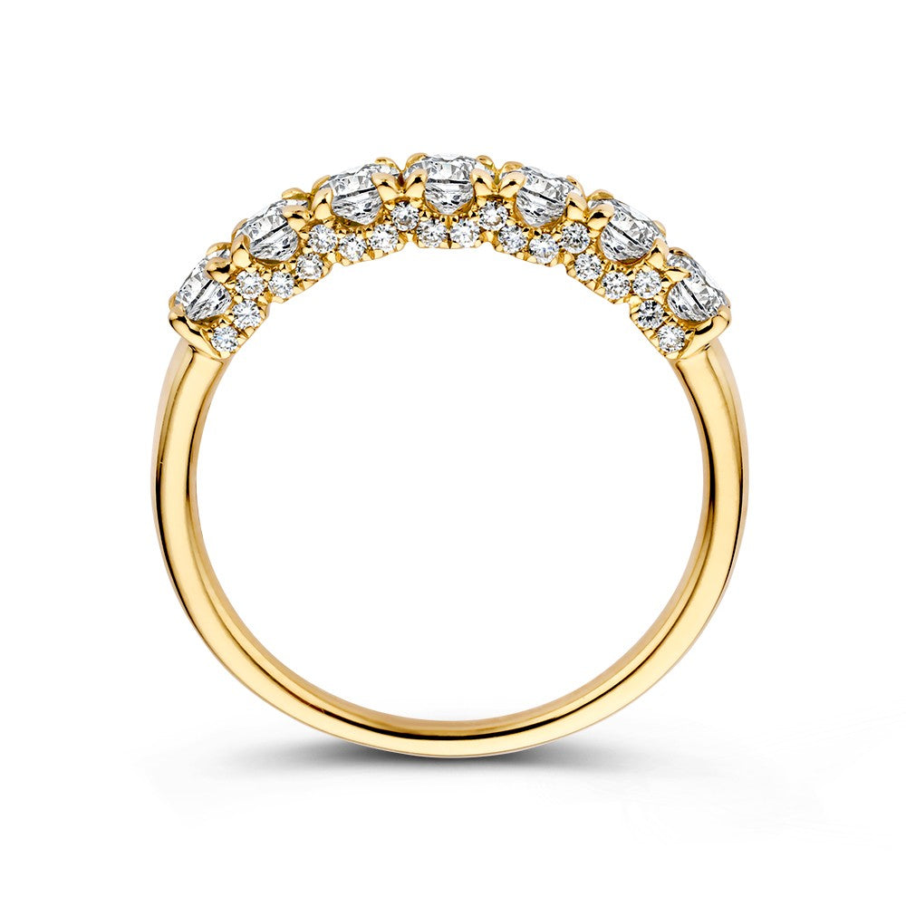 Ponadczasowy Złoty Pierścionek z Diamentami – Elegancja w Żółtym Złocie 1.12 crt.