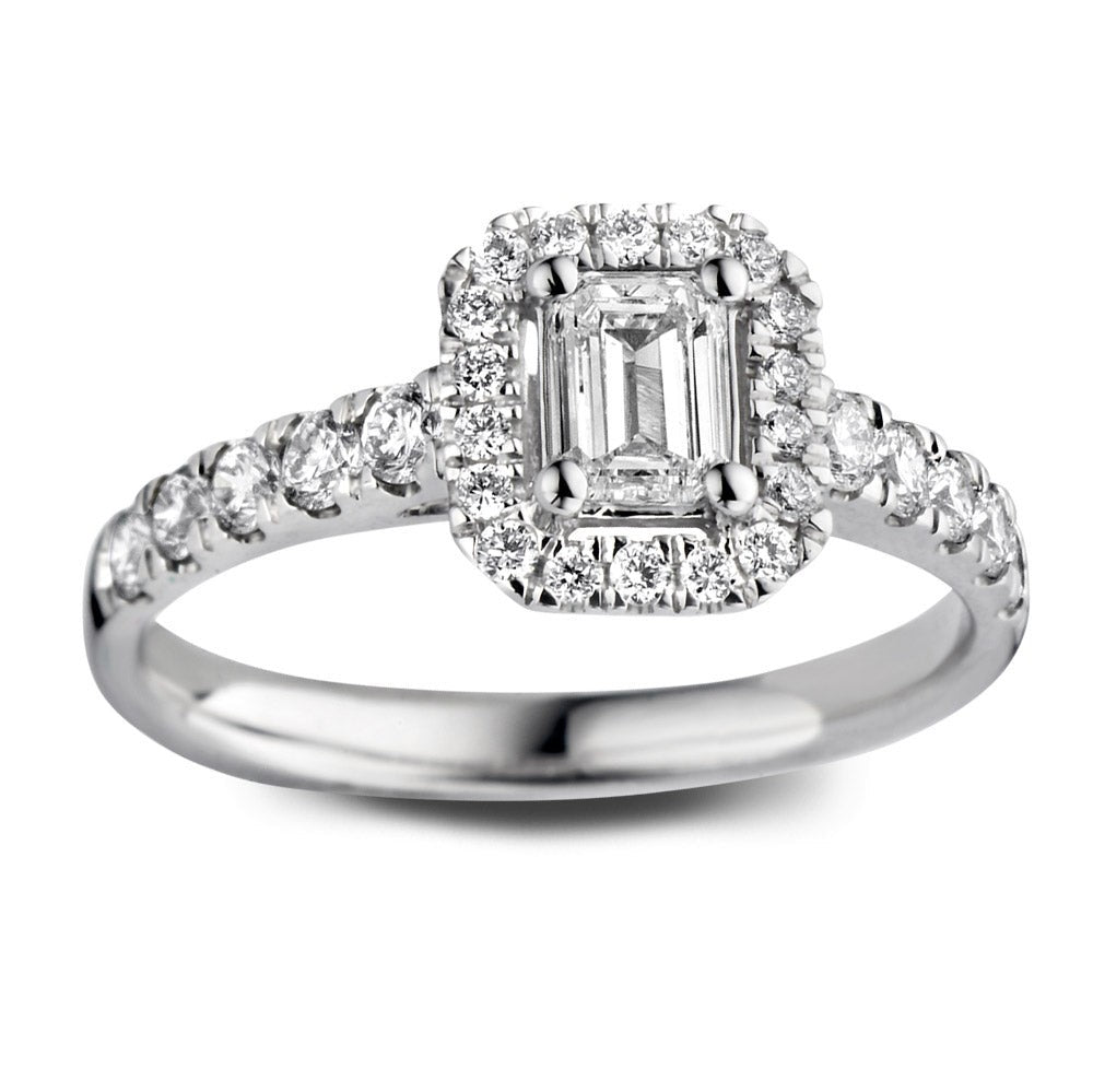 Ring Ivy royal 1,00 crt. witgoud