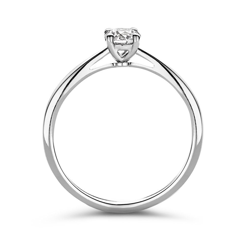 Ring Olivia 0,30 crt. witgoud