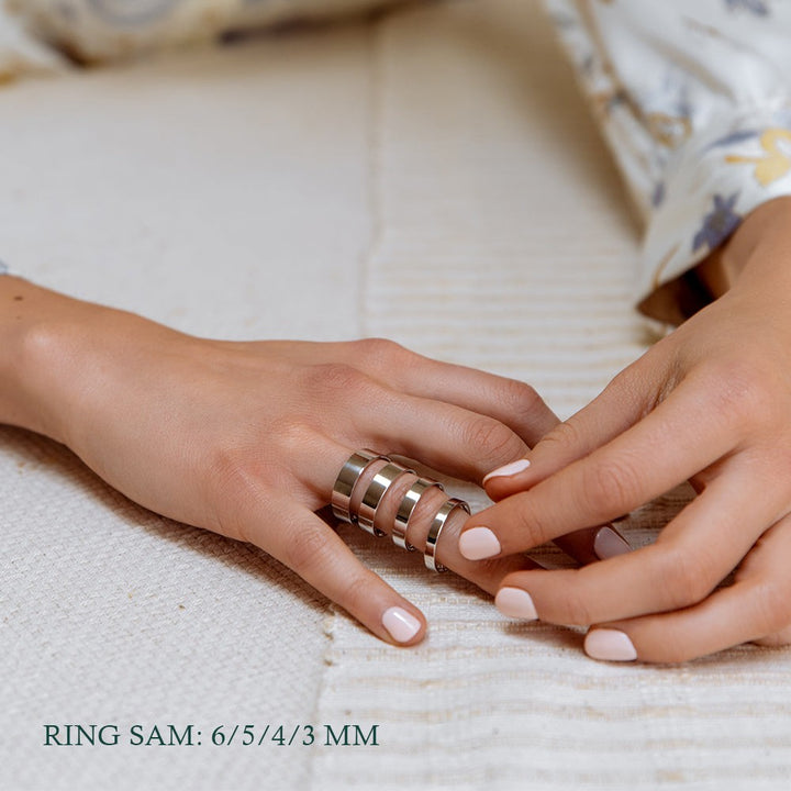 Ring Sam 4mm geelgoud