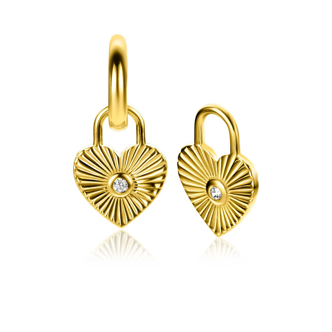 Zinzi Oorbellen Gold Plated Zich2305