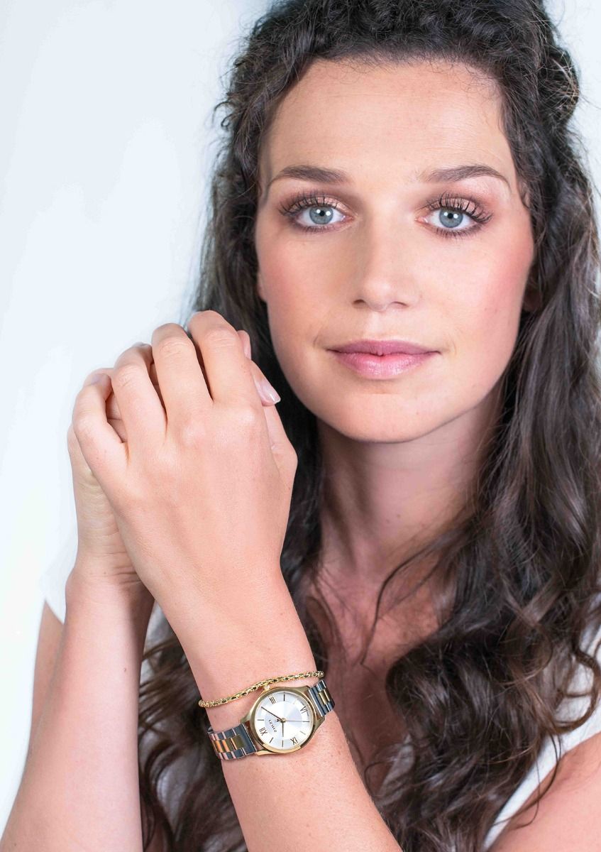Zinzi Geelgoudkleurig Horloge Gold Plated Ziw1233