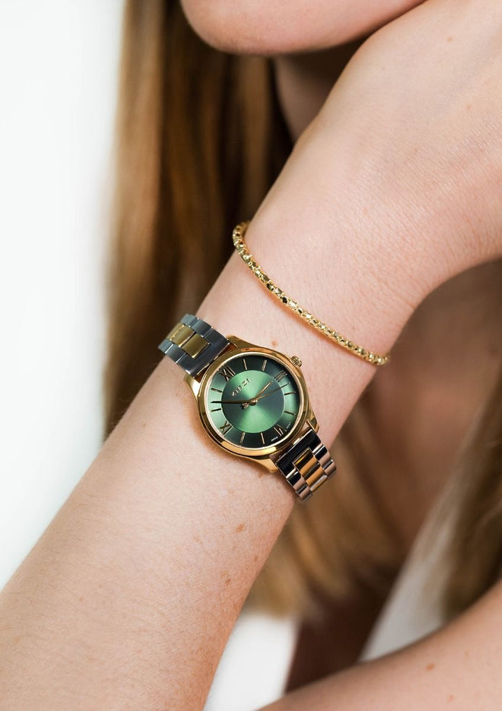 Zinzi Goudkleurig Horloge Gold Plated Ziw1235