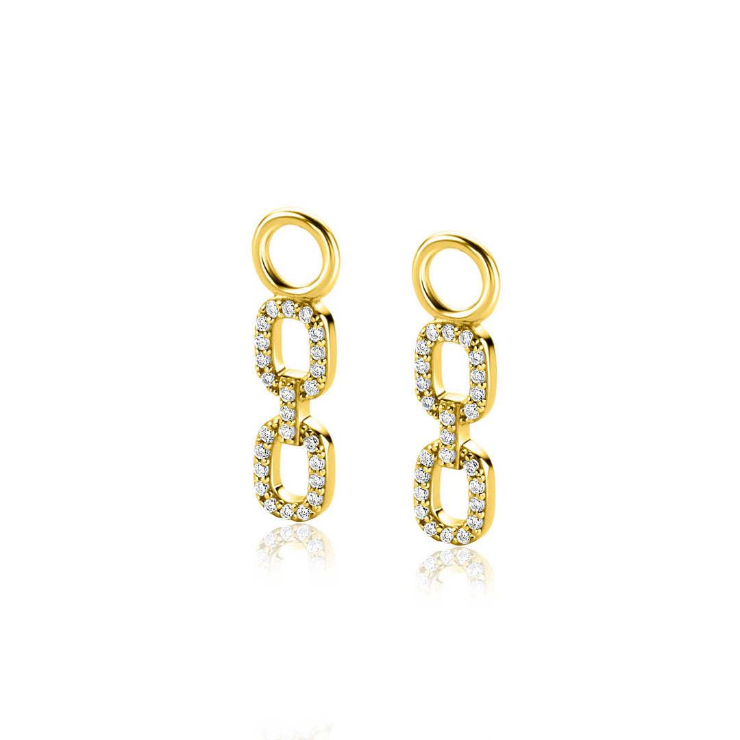 Zinzi Oorbellen Gold Plated Zich2552 Y