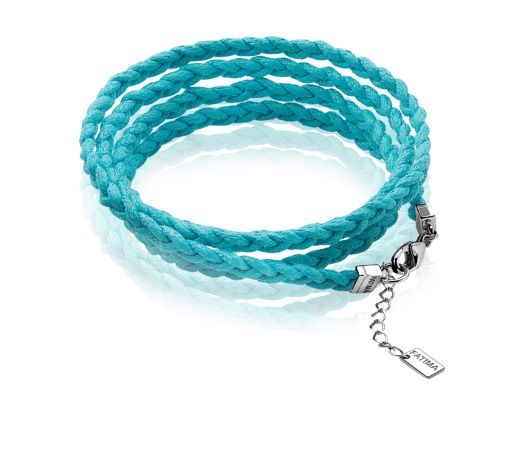 De Zinzi Armband Zilver Zbf11 T, van het merk Zinzi, is netjes opgerold met zilveren sluitingen en bevat een klein rechthoekig label dat met een korte ketting is verbonden.