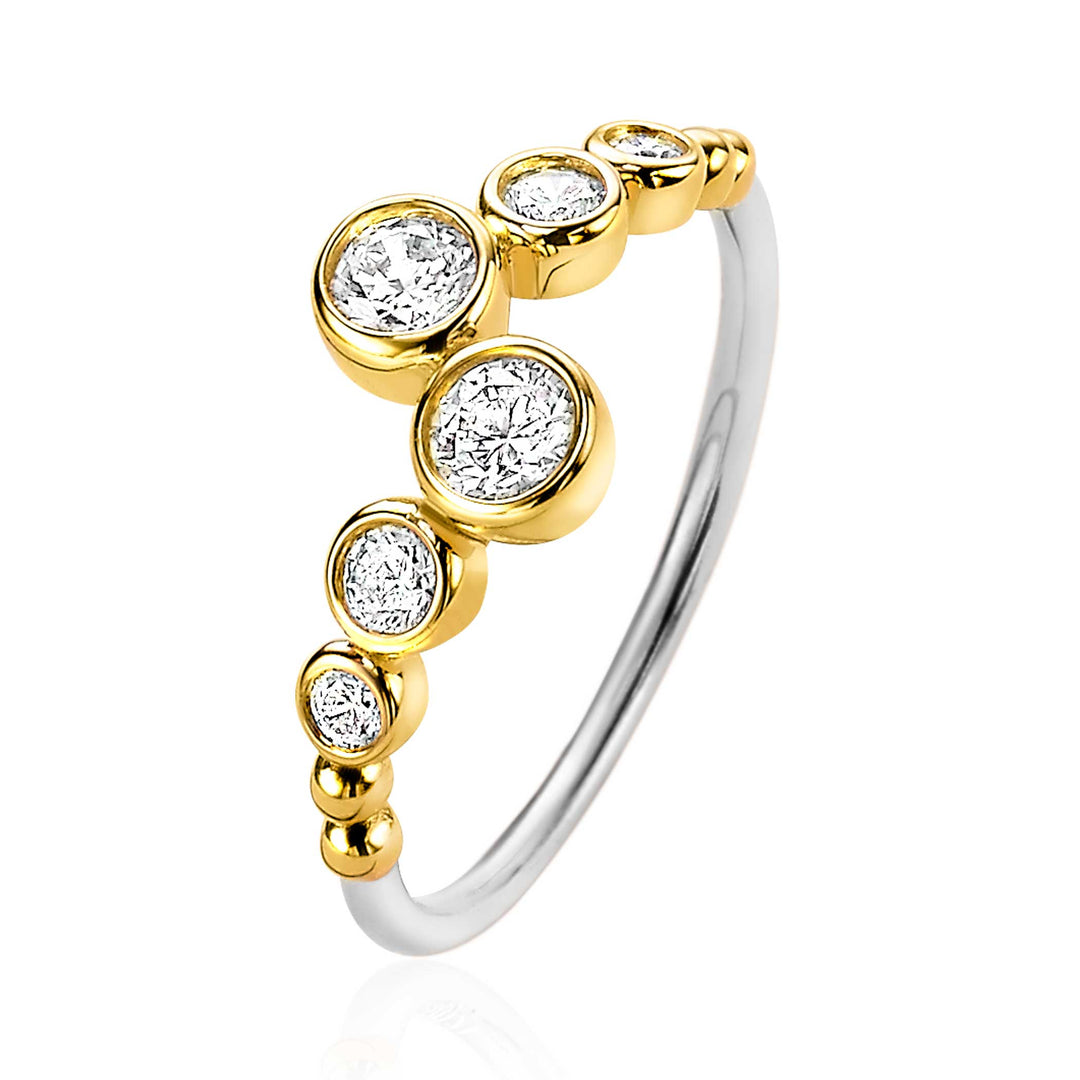 Zinzi Ring Gold Plated Zir2054 Y