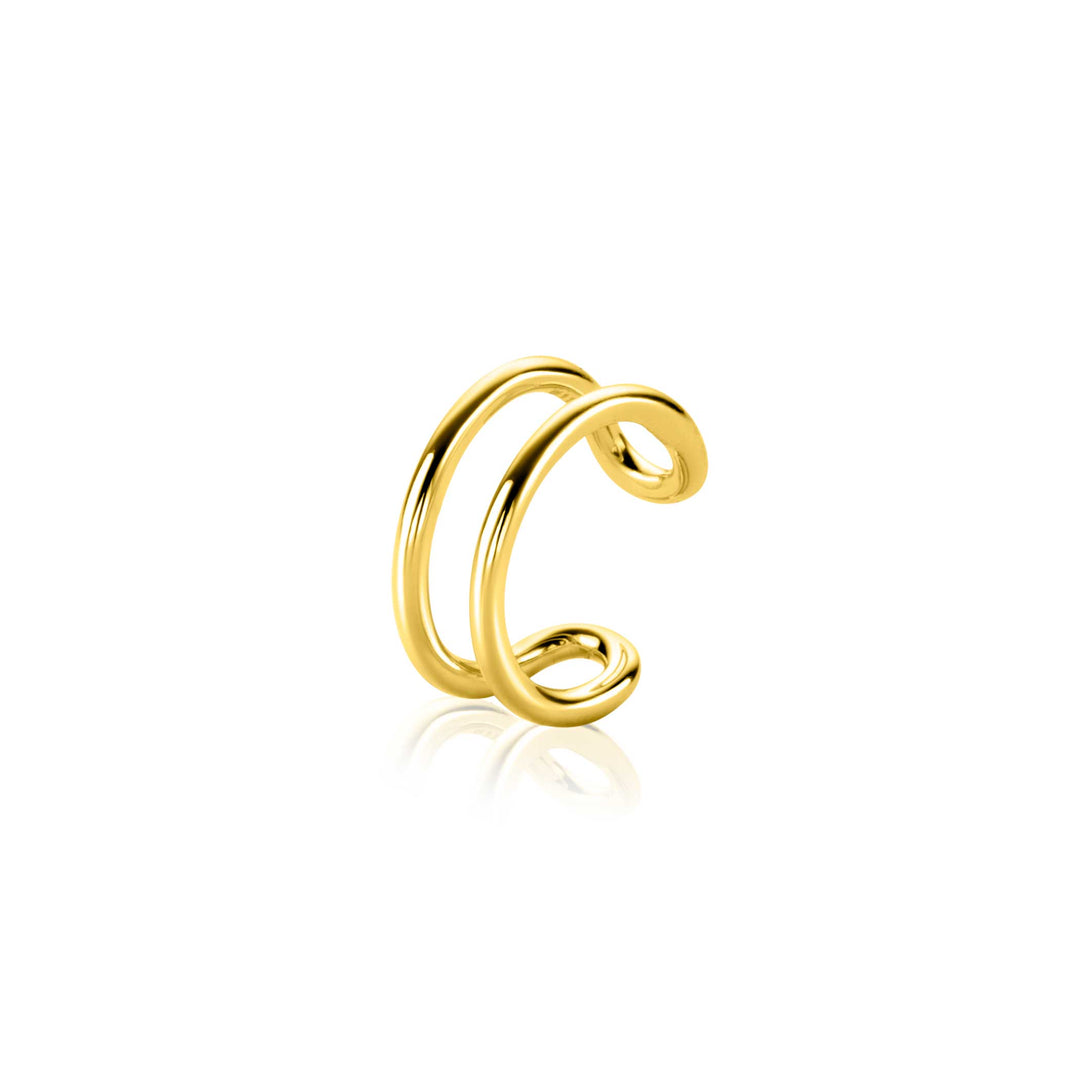 Zinzi Oorbellen Gold Plated Zio Cuff4 G