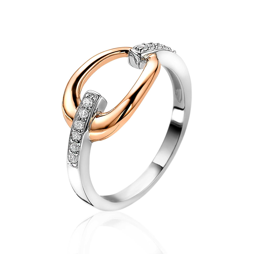 Zinzi Ring Gold Plated Zir1709
