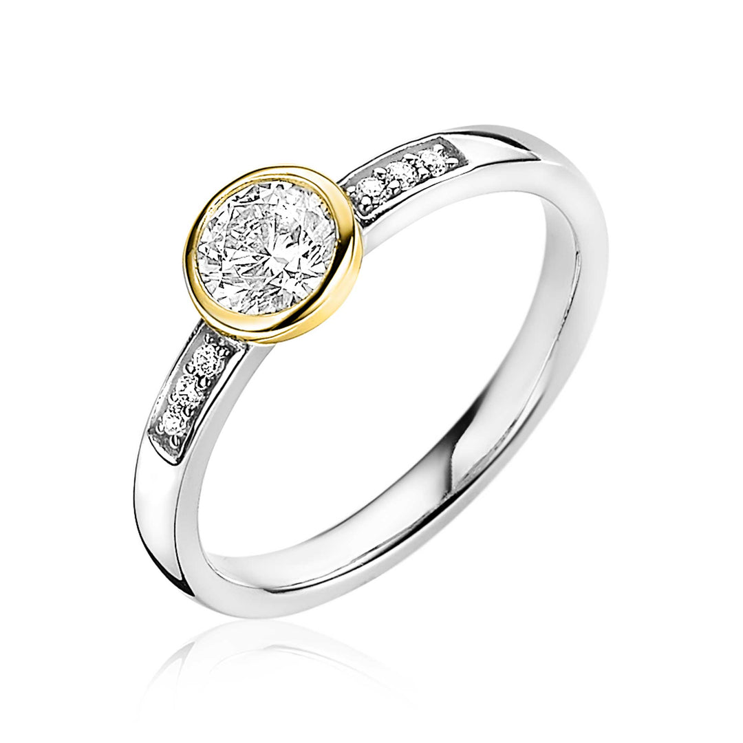 Zinzi Ring Gold Plated Zir1662 G56