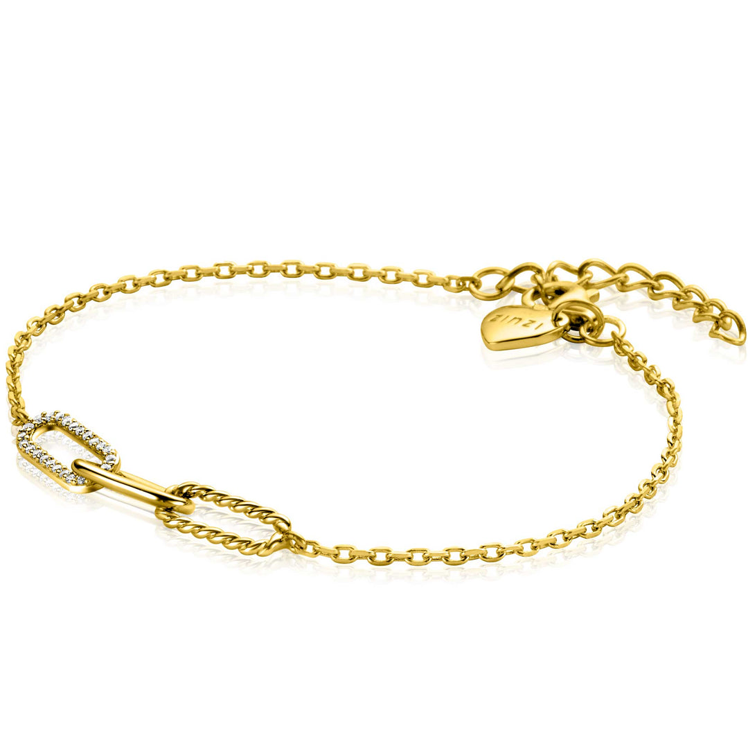 Zinzi Armband Gold Plated Zia2330 Y