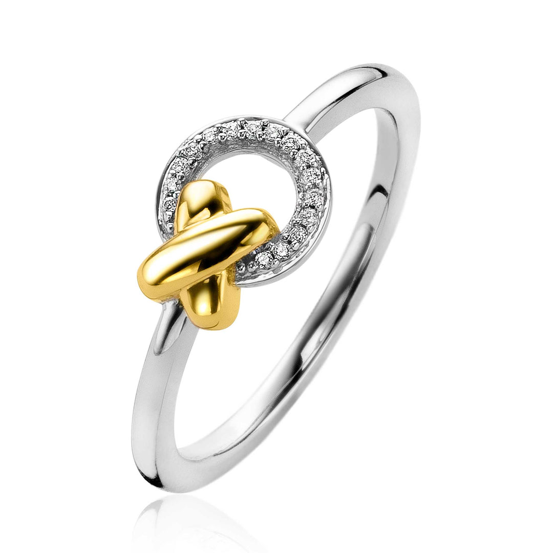 Zinzi Ring Gold Plated Zir2260