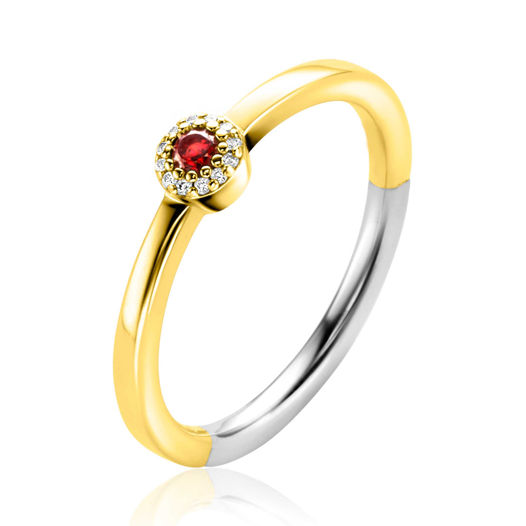 Zinzi Ring Gold Plated Zir2560