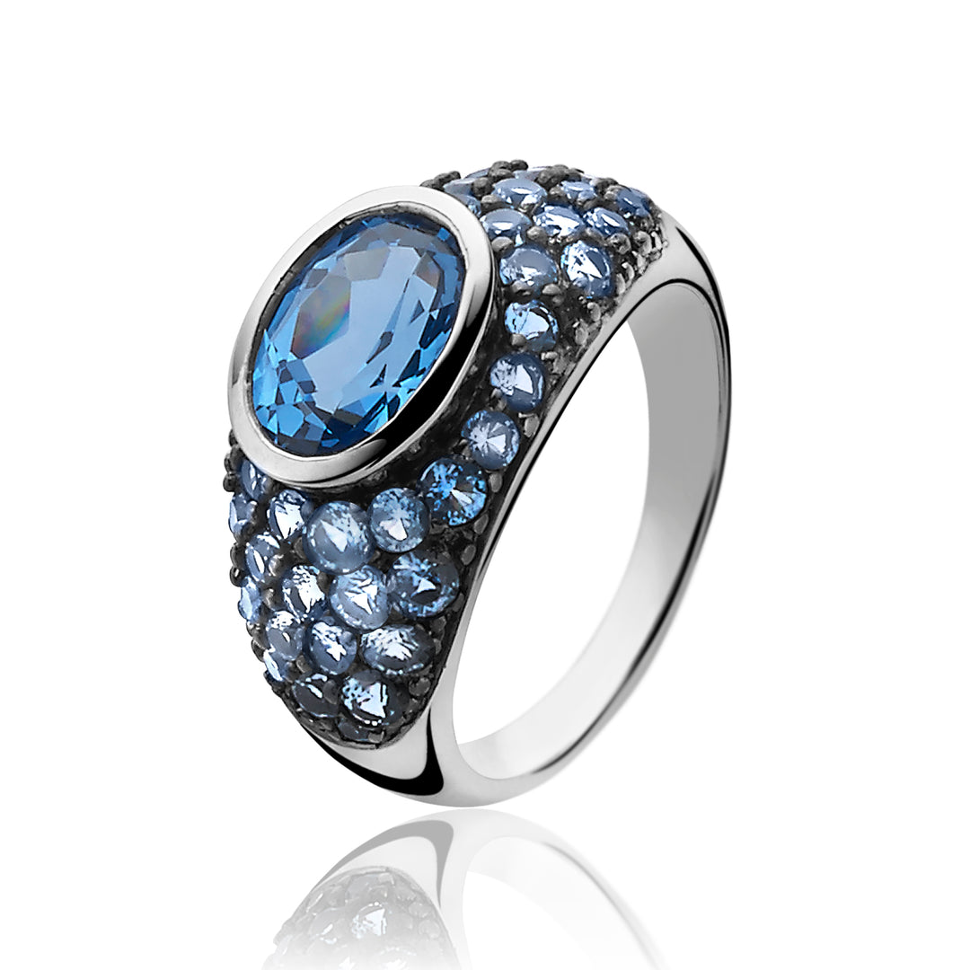 Zinzi Ring Zilver Zir1045 B
